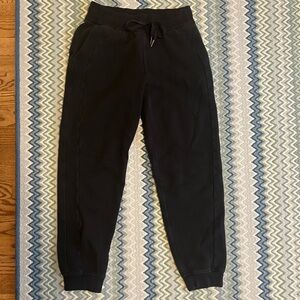 Black Lululemon sweatpants size 4